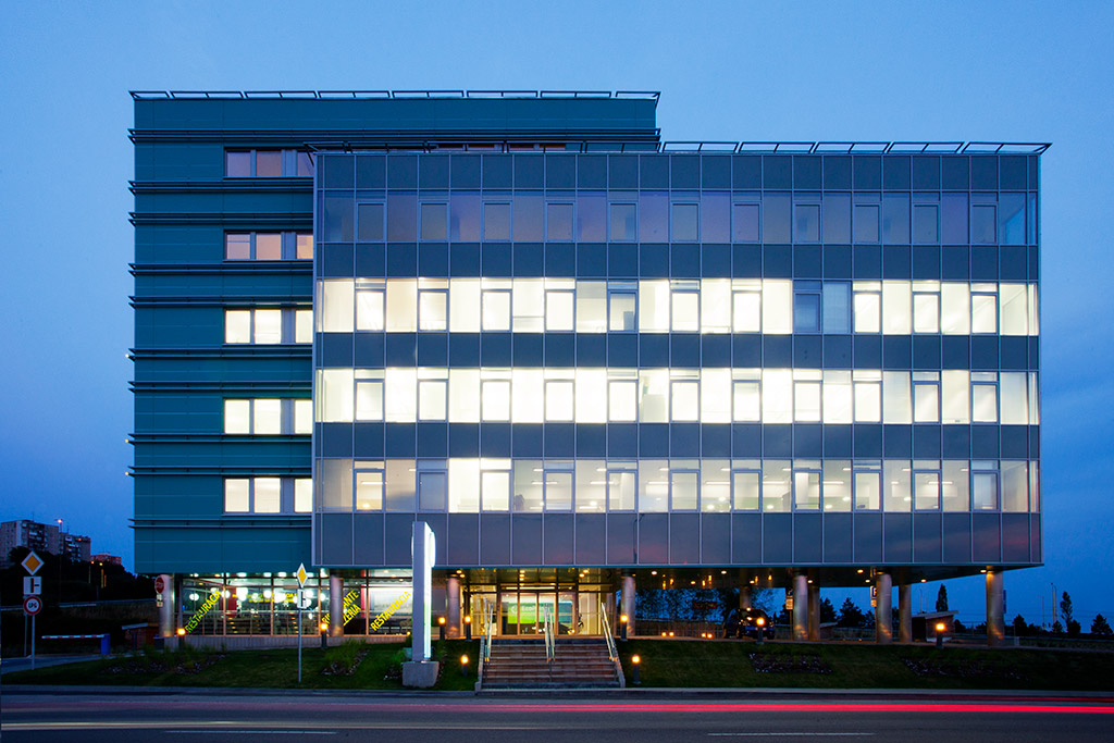 Budova administrativního centra ECoPoint v Košicích na Slovensku