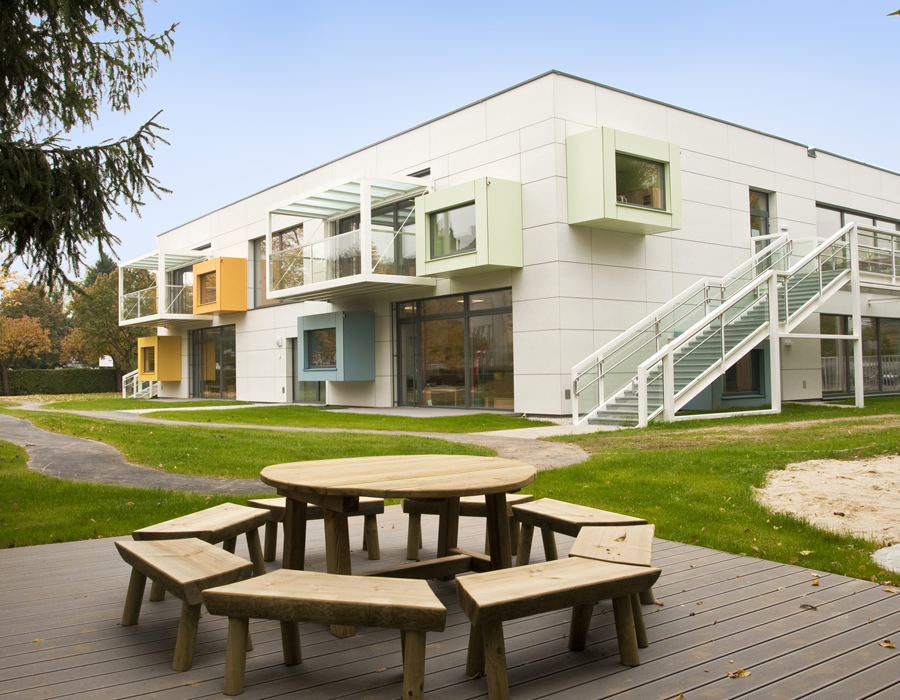 Garten des Kindergartens in der Robert-Koch-Straße
