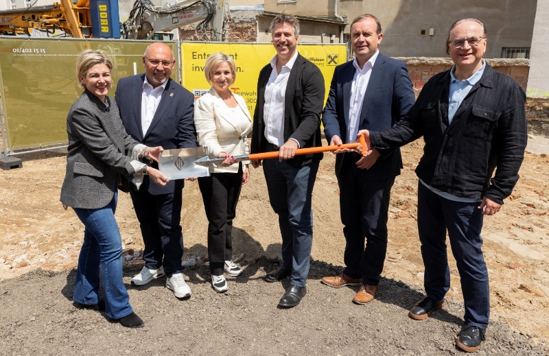 Spatenstich Wohnprojekt Ottakringer Straße 44