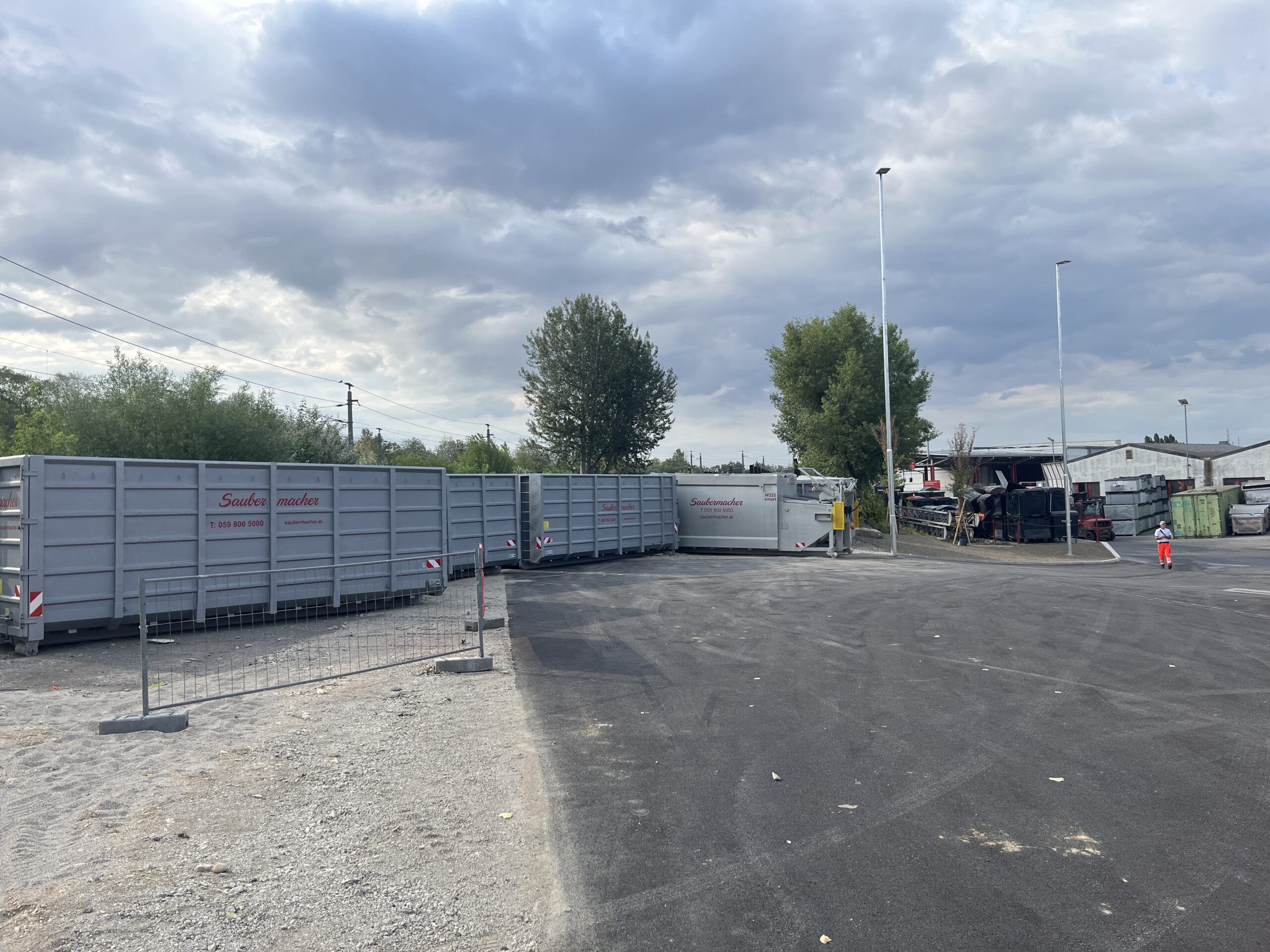 Ausbau der Ladeinfrastruktur für E-LKW von Saubermacher
